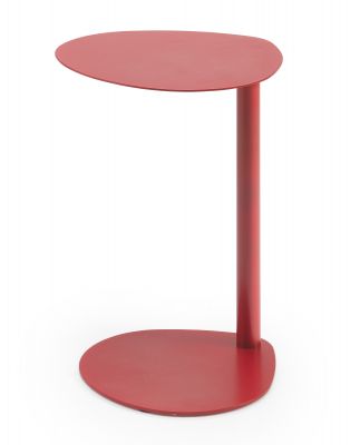 Roter Easy Boy Beistelltisch von Segis, moderner kleiner Tisch für Wohnzimmer und Büro.